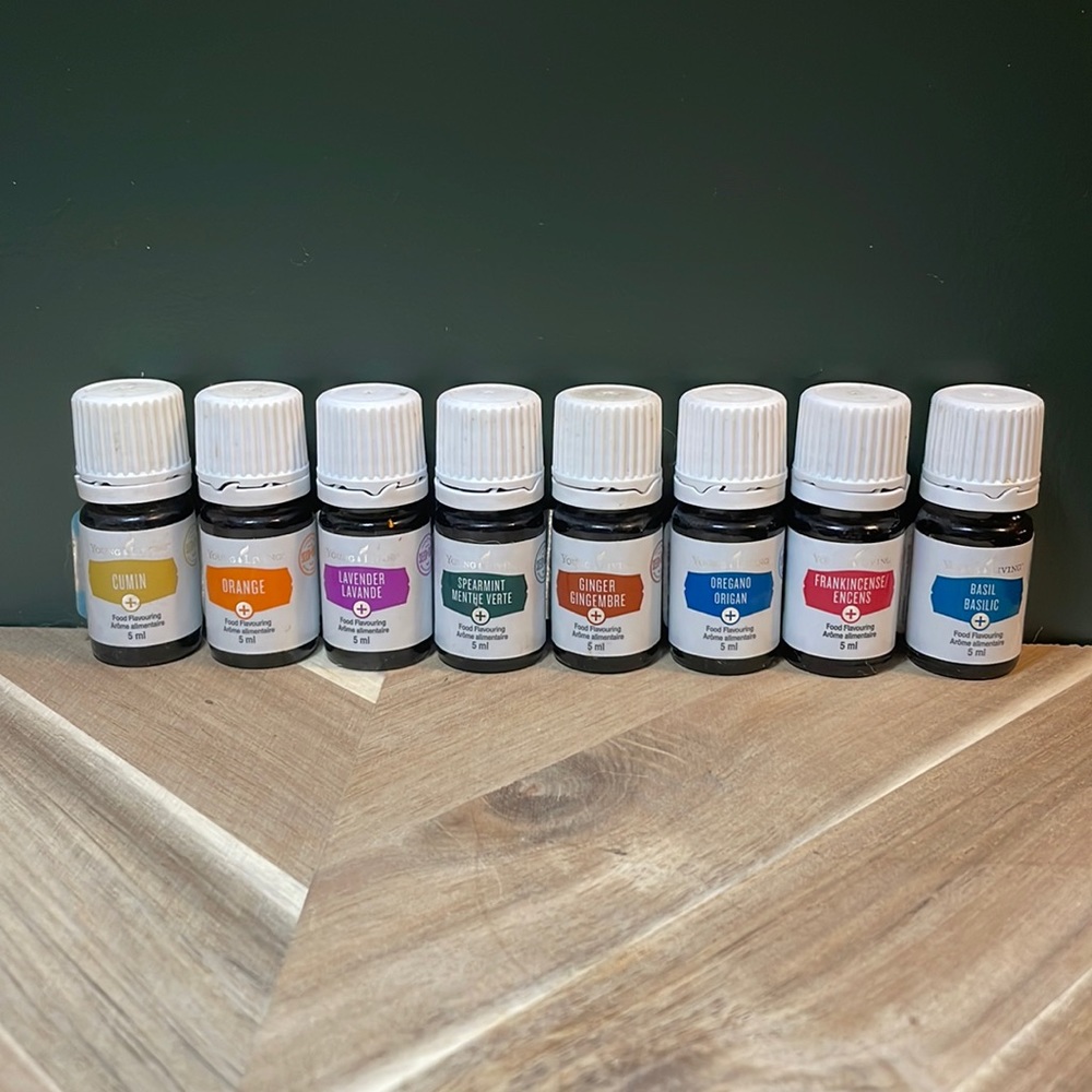 Lot of 8 Sealed Young Living Consumable Oils